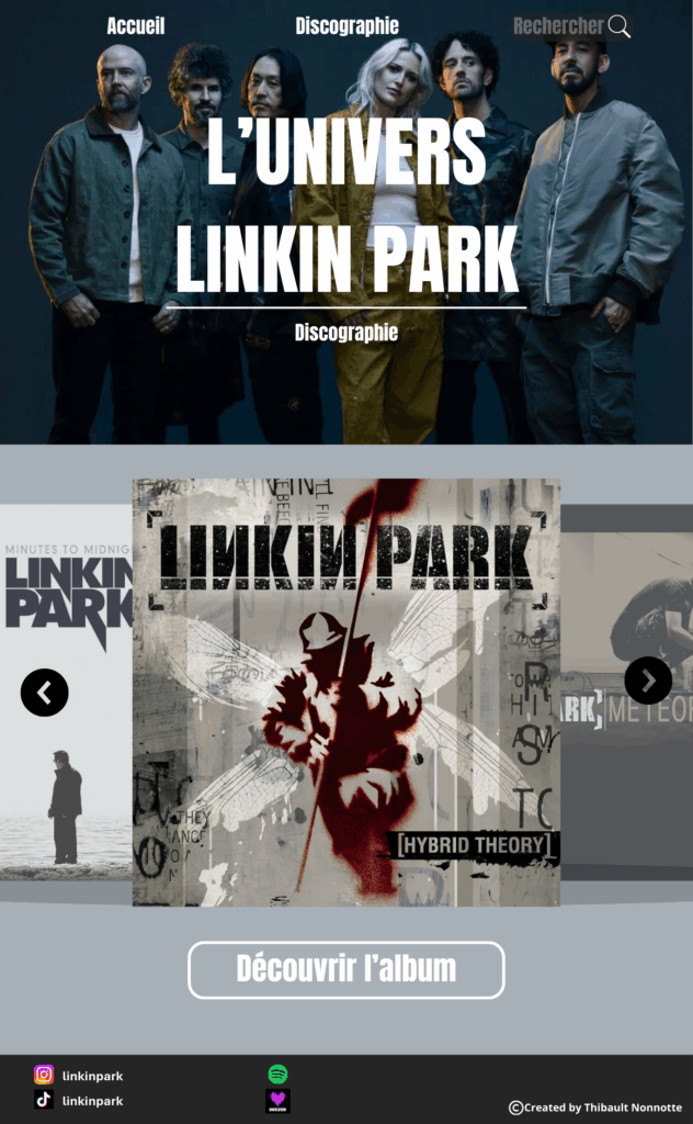 page albums Linkin Park